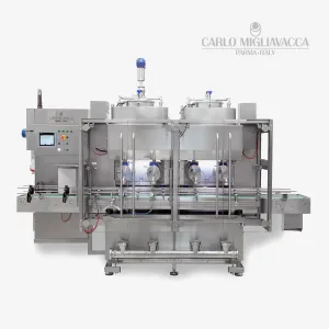 Dosatrice riempitrice QUADRIPLEX 150 per sughi